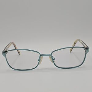 Vera Bradley Everly Desert Patchwork DSP 47-15-125 Teal Glasses: FRAMES ONLY